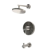 American Standard T010.502.075 One Handle Tub & Shower Faucet Trim Kit Stainless Steel
